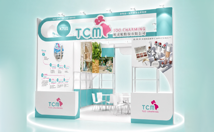 2026年バイオテクノロジー展示会におけるToo Charmingのブースデザイン